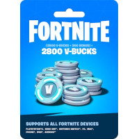 Fortnite 2800 V-Bucks Gift Card